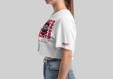 Load image into Gallery viewer, Women&#39;s Money Lips Cropped Graphic Tee
